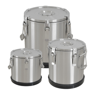 DFC1005 Conteneur Isotherme Commercial en Acier Inoxydable Extra Large pour Soupe, Marmite de Cuisson Antiadhésive de Grande Capacité pour Cuisine, Grand Baril Isotherme - Product Image 2