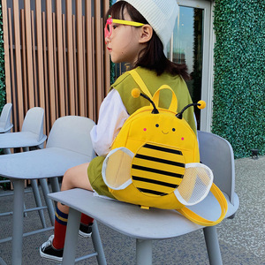 Mochila de Seguridad Antipérdida para Niñas PLAYMAX con Estampados de Animales, Tela de Algodón Impermeable, Correa Antipérdida Resistente - Product Image 3