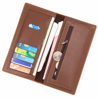 Dompet Pria MenBense Model Panjang Motif Kulit Buaya Multi-Fungsi Kapasitas Besar Trendy Dompet Lipat PU Langsung dari Pabrik