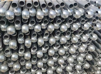Poteau de garde-corps industriel robuste en acier inoxydable Q235 galvanisé, résistant au feu, avec articulation à rotule, pour barrière de sécurité