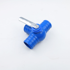 Válvula de Bola de Tres Vías de Igual Diámetro con Perilla de Hierro Reforzado para Riego Agrícola (50-100mm) - Product Image 3