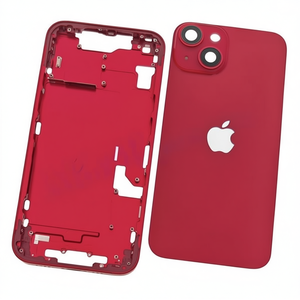 Telaio intermedio con cover posteriore per iPhone 14 Rosso - Product Image 2