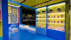 <span class=keywords><strong>Artworld</strong></span>, estante de exhibición de coche de juguete moderno personalizado, soporte de exhibición de muebles de tienda de juguetes y dulces, estantes de exhibición para exhibición de tienda de juguetes - Product Image 4