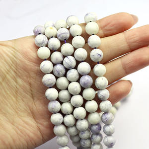 Perline in Pietra Naturale di Alta Qualità, Diaspro Viola <span class=keywords><strong>Tiffany</strong></span> per Creazione di Gioielli Fai-da-Te, Bracciali e Collane, 6mm 8mm 10mm - Product Image 4