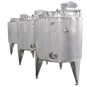 Storage Tank 500l/1000l/1500l Sanitary Stainless Steel Milk Storage Tank