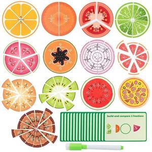 Nouveaux jouets éducatifs en bois pour enfants : aides pédagogiques pour l'apprentissage des <span class=keywords><strong>fractions</strong></span> en classe - Product Image 6