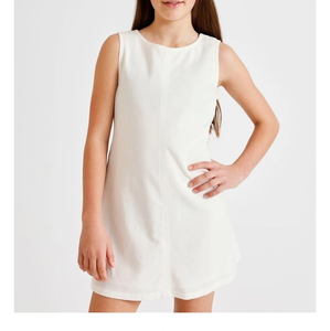 Vestido de verano de algodón para niñas, que ofrece una tela suave al tacto, una sensación ligera y un diseño llamativo para la comodidad diaria. - Product Image 2