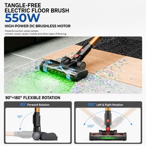 550W High Suction Power Cyclone Brushless Motor Handheld <b>Portable</b> Wireless <b>Vacuum</b> Cleaner V22 for Household Car Use - Product Image 6