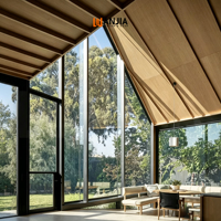 WANJIA Big View Extra Haus Glasboden bis zur Decke Großes festes Fenster Aluminium Bild fenster Aluminium fenster