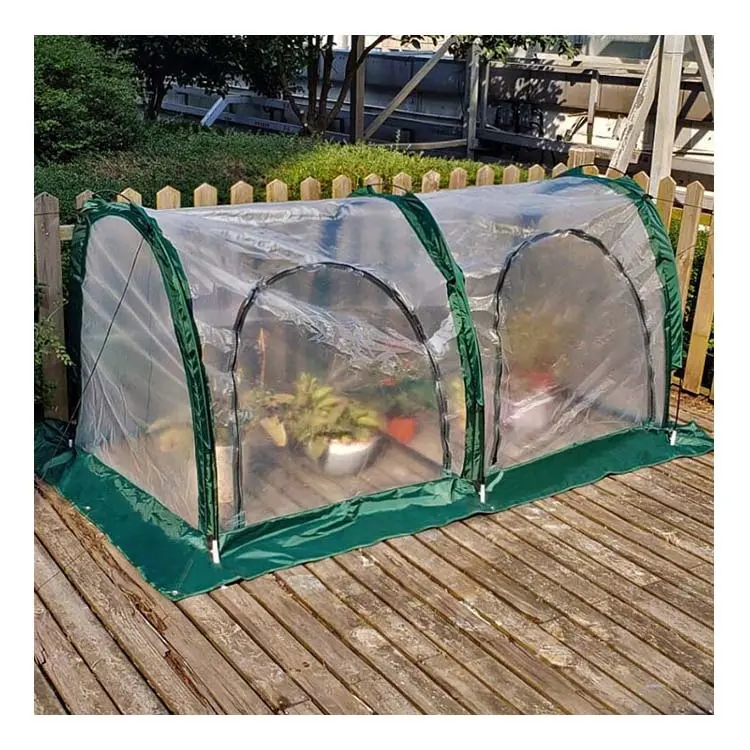 Gartengeräte 2m Pop Up Tunnel Gewächshaus, zusammen klappbare Gemüse käfige, Anti Bird Flower House Cover