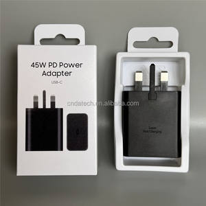 T4510 <span class=keywords><strong>chargeur</strong></span> USB C <span class=keywords><strong>chargeur</strong></span> mural Super Fast Charging 2.0 Plug UK EU Type C adaptateur pour <span class=keywords><strong>Samsung</strong></span> S24 S23 Ultra S22 <span class=keywords><strong>A33</strong></span> A53 A54 - Product Image 2