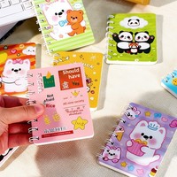 Carnet de notes A7 mignon à spirale, à feuilles mobiles, pour étudiants, mini-cahier portable, 100 feuilles, cadeau, vente en gros