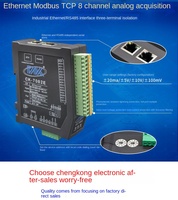 Módulo de Adquisición de Datos de Entrada Analógica de 16 bits, 4-20 mA a RS485 Ethernet, Alta Precisión, ModbusTCP