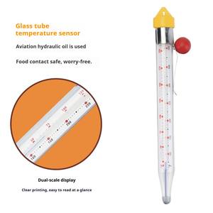 Кухонный термометр для мяса и конфет с двойной шкалой, стеклянная трубка, для приготовления пищи и барбекю - Product Image 2