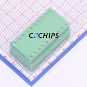 KF2EDGVH-5.08-2*10P Plug-in Terminal Block Through hole,P=5.08mm Connector Board-to-Board / Socket - Closed 2x10P 5.08mm Green - Product Image 2