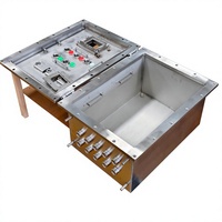 Boîtier de commande d'éclairage antidéflagrant IECEx & ATEX SS316L, contrôle d'automatisation IP66 AC220V 25A pour les usines pétrolières, gazières et chimiques