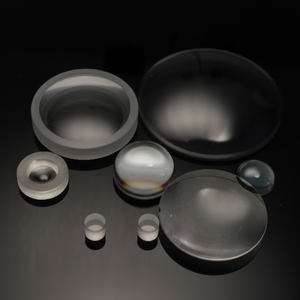 Lentille sphérique plano-convexe H-ZF52 avec revêtement antireflet, personnalisable OEM, indice de réfraction 1.5, transmission 90% - Product Image 1