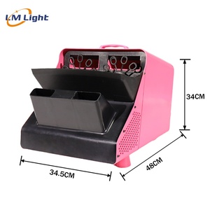 Suministro de fábrica DMX/Control remoto DJ disco equipo de efectos especiales de escenario 300W máquina automática de burbujas para fiesta de boda - Product Image 6