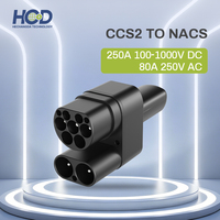 Adaptateur HCD neuf CCS2 vers Tesla & NACS AC/DC, connecteur de prise EV, provenant d'Anhui, pour la rétrofit/la mise à niveau