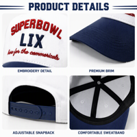 Gorras de Béisbol Personalizadas al por Mayor, Directo de Fábrica, 5 Paneles, Dos Tonos, Bordado de Alta Densidad, para Eventos Deportivos y Promociones