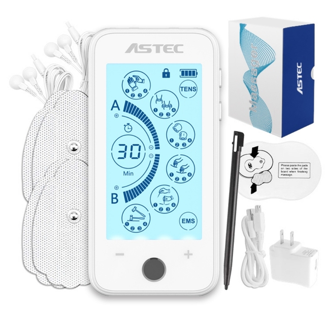 Electric Digital Pulse Body Massage Low Frequency Pain Relief Physical Therapy Electric Tens Unit EMS Pulse Massager