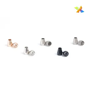 High Quality cheap custom metal oval shape cord ends stopper for sports hoodie