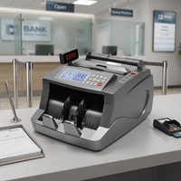 Machine de comptage d'argent UV MG avec détection de faux billets Compteur de banque Affichage LCD Machine de comptage utilisée pour le comptage de l'argent Monnaie CAD