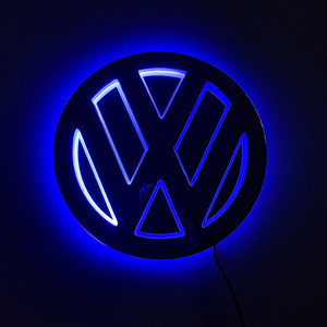 New 5D dạ quang LED phía sau đuôi xe logo ánh sáng cho Volkswagen cho TIGUAN Bora magotan golf <span class=keywords><strong>6</strong></span> điều kiện hoàn hảo - Product Image 4