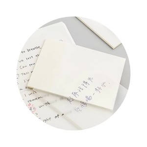 Waterproof PET Transparent Memo Sticky Notes 50 Sheets Rewritable Self-Stick Page <strong>Flags</strong> for Study <strong>Book</strong> Reading and Desk Decor - Product Image 3