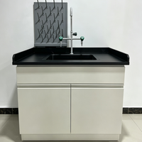 Banc de laboratoire robuste tout en acier, table de laboratoire anti-vibrations avec pieds réglables pour laboratoire de physique