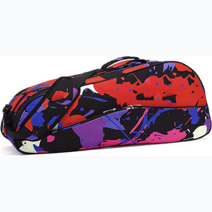 Muestra Gratuita de Bolsa de Bádminton BT5 |   2 compartimentos con cremallera para guardar 3 raquetas y ropa, kit de bádminton para guardar ropa - Product Image 5