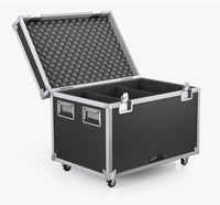 Outil de vol en aluminium léger personnalisé 3U 4U 6U 10U DJ valise de route chariot avec roues pour câble de lumière LED