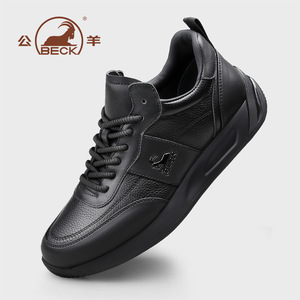 Zapatos de Hombre 2026, Nuevos Mocasines Otoñales con Punta Redonda, Antideslizantes, de Suela Blanda, Ligeros, Transpirables, Casuales y Cómodos - Product Image 1