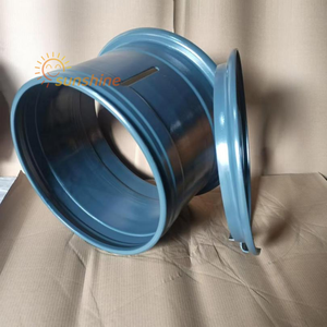 Jantes de roue personnalisées de précision 13-20 OEM/ODM adaptées aux <span class=keywords><strong>essieux</strong></span> robustes, pneus 1300R20/1400R20 - Product Image 4