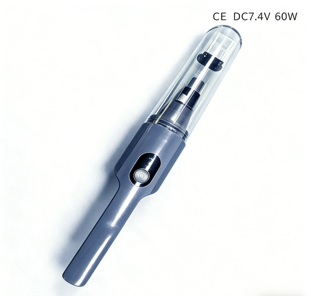 60W DC7.4V Handheld Vacuum Cleaner Wet/Dry 2000mAh Li-Ion 4KPA Suction 8W HEPA Filter Bagless Design 300 Cycle Car Household