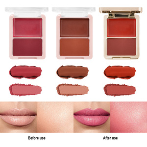 Haute Qualité En Gros 2 en 1 Crème & Poudre Blush Palette Végétalien Haute Pigment Crème Blush Crémeux - Product Image 2