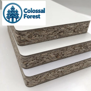 18mm 3/4&quot; Block Board HDF White Melamine <strong>Chipboard</strong> Sheets Flakeboards MFC Particleboard - Product Image 1