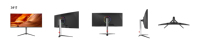 Moniteur de jeu et de productivité ultra-large de 34 pouces, écran IPS rapide, 95% DCI-P3, moniteur 3440x1440 4k 165Hz
