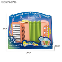 Latest Educational Electronic Folding Unisex Piano Keyboard Toy Accordion Musical Instrument Set with Music for Kids in China