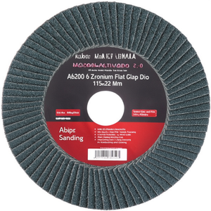 Ab6200 <b>Series</b> <b>6</b> Zirconium Flat Flap Disc 115x22 Mm For Sanding And Grinding - Product Image 2