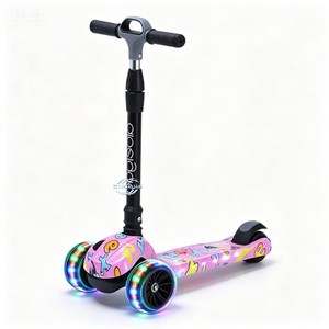Trottinette Jeunesse Robuste en Acier Moulé à Double Aile et Triple Roue, Format de Poche, Facile à Ranger, Démontrée dans sa Performance, Idéale pour le Jardin et les Loisirs Quotidiens - Product Image 1