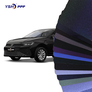 YSH PET PPF, película para carrocería de coche, sin pegamento teñido, colorido, tinte de vinilo de alto brillo, película decorativa para coche - Product Image 1