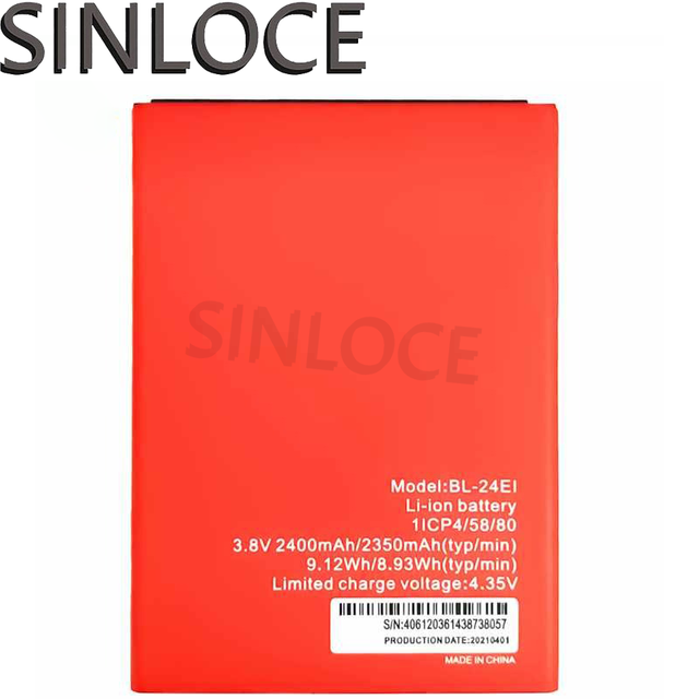 100% Support Fast Charging BL-24EI 2400mAh OEM Li-ion Mobile Phone Battery for Itel A46 A44 S13 IT1508 Batteira