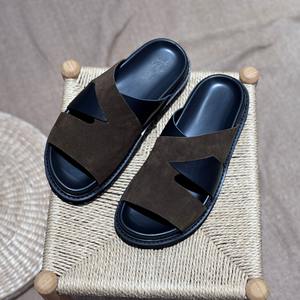 Nouvelles Chaussures de Marche Plates d'Été pour Hommes 2025, Style Italien, à Semelle Épaisse, à Bride Unique, en Maille Respirante, à Lacets, pour l'Extérieur - Product Image 3