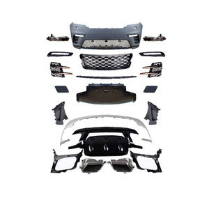 Kit de carrocería alta de actualización baja de alta calidad, conjunto de parachoques delantero, rejilla, difusor trasero, Kit de carrocería para <span class=keywords><strong>Range</strong></span> <span class=keywords><strong>Rover</strong></span> <span class=keywords><strong>Velar</strong></span> 2014-2021 - Product Image 1