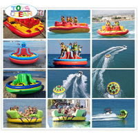 Bateau gonflable UFO Disco personnalisé pour sports nautiques, jouet aquatique pas cher, pour le ski nautique et le jet ski