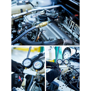 Manómetro de Presión de Cilindro de Motor con Pantalla Analógica de 12V, Kit de Herramientas de Reparación Automotriz Universal para Diagnóstico Mecánico y Automotriz - Product Image 4