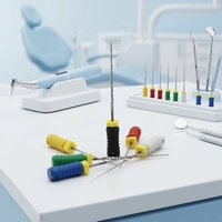 K-FLEXOFILE Consommables dentaires manuels en acier inoxydable, limes endodontiques pour canal radiculaire à profil minimal, section transversale triangulaire, différentes tailles