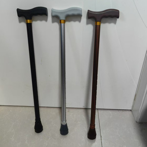 Bastón de Aluminio Ajustable Hawbe, Telescópico, de Una Sola Pata, para Personas Mayores, Uso en Exteriores, con Mango Antideslizante - Product Image 1