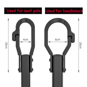 Adaptateur de guidon pour vélo électrique, s'adapte à la <span class=keywords><strong>barre</strong></span> transversale réglable du vélo avec crochets, s'adapte à divers cadres de vélo, BMX pour femmes et cadres non standard - Product Image 3